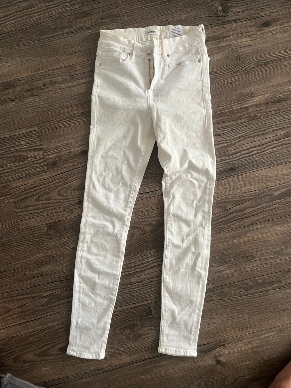 Good American White Skinny Jeans